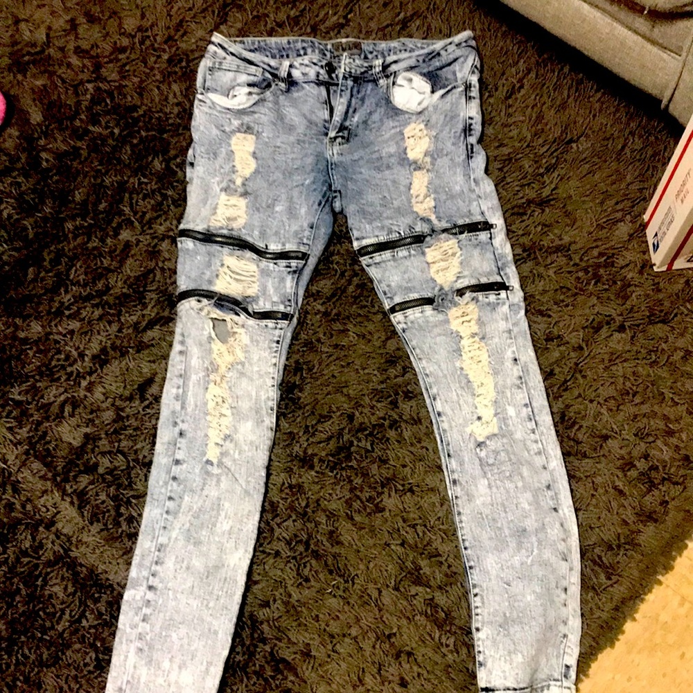 Black premium jeans